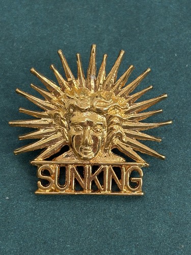 1984 sunking sun - 1984, brooch